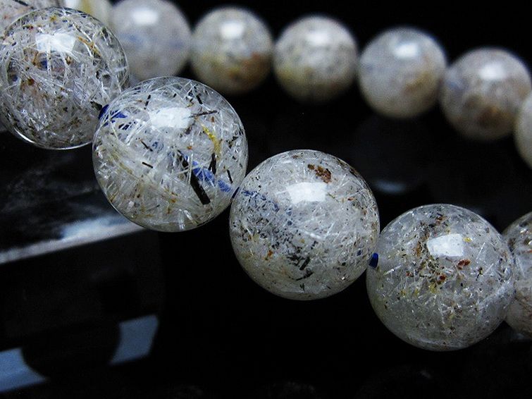 ホワイトガーデンファントムクォーツ ブレスレット 13mm [T239-3163] 3枚目