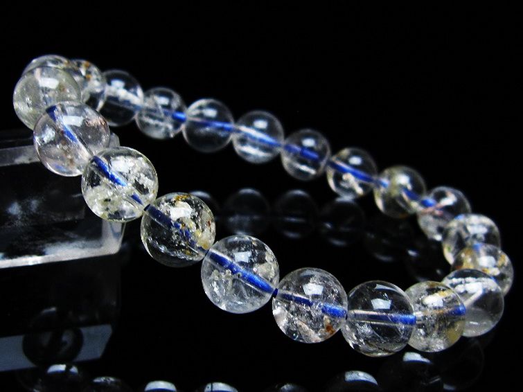 ホワイトガーデンファントムクォーツ ブレスレット 9mm [t239-3176] 1枚目