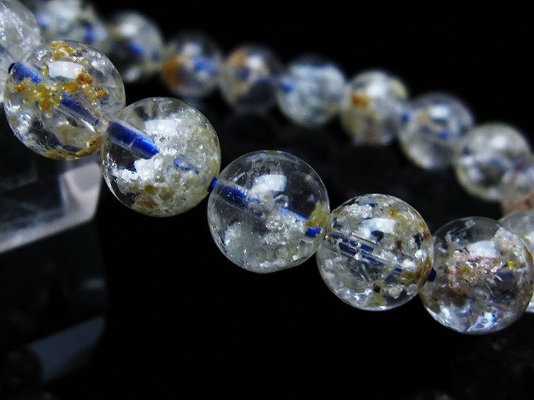 ホワイトガーデンファントムクォーツ ブレスレット 9mm [t239-3178] 3枚目