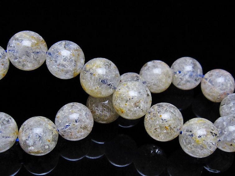 ホワイトガーデンファントムクォーツ ブレスレット 11mm [t239-3270] 2枚目