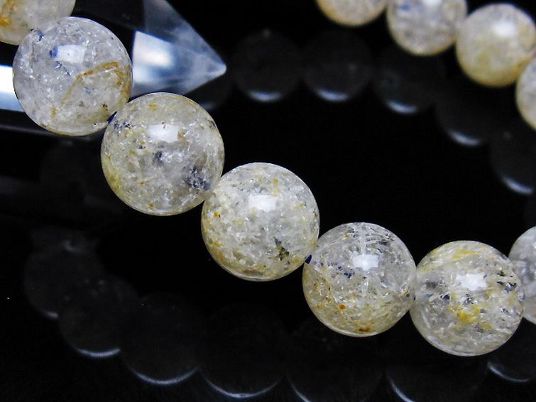 ホワイトガーデンファントムクォーツ ブレスレット 11mm [t239-3270] 3枚目