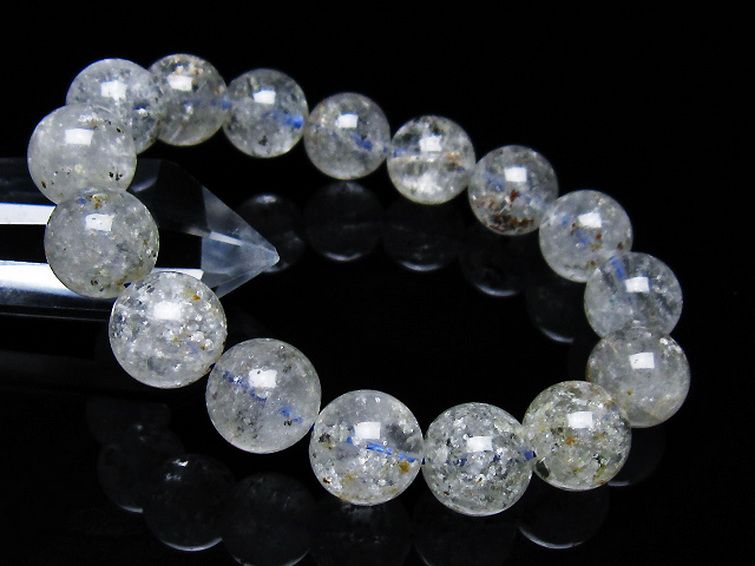 ホワイトガーデンファントムクォーツ ブレスレット 14mm [t239-3332] 1枚目