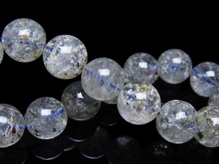 ホワイトガーデンファントムクォーツ ブレスレット 14mm [t239-3332] 2枚目