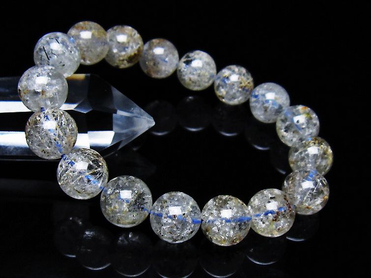 ホワイトガーデンファントムクォーツ ブレスレット 12mm [t239-3348] 1枚目