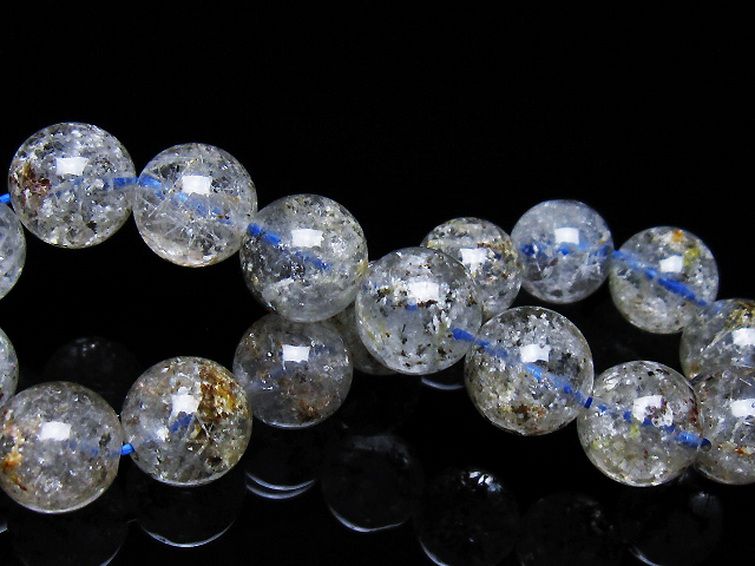 ホワイトガーデンファントムクォーツ ブレスレット 12mm [t239-3348] 2枚目