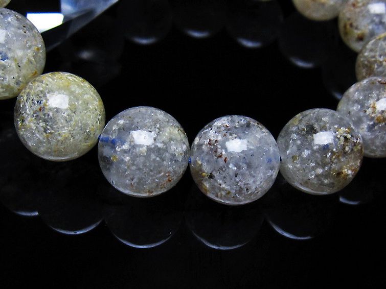 ホワイトガーデンファントムクォーツ ブレスレット 14mm [t239-3352] 3枚目