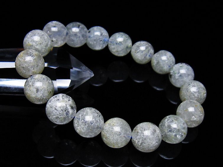 ホワイトガーデンファントムクォーツ ブレスレット 12mm [T239-3355] 1枚目