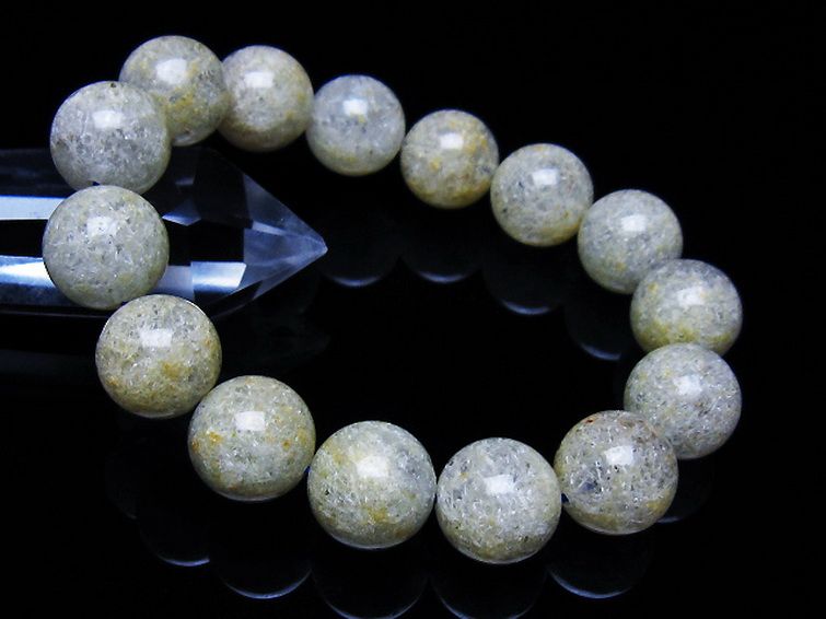 ホワイトガーデンファントムクォーツ ブレスレット 14mm [T239-3363] 1枚目