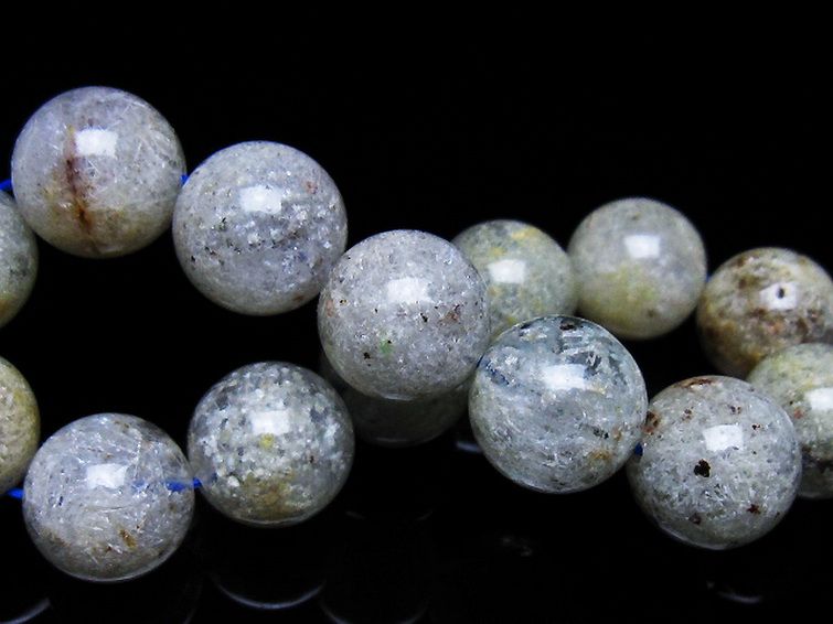 ホワイトガーデンファントムクォーツ ブレスレット 15mm [t239-3379] 2枚目