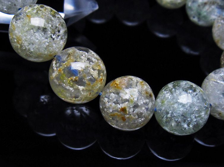 ホワイトガーデンファントムクォーツ ブレスレット 14mm [T239-3413] 3枚目