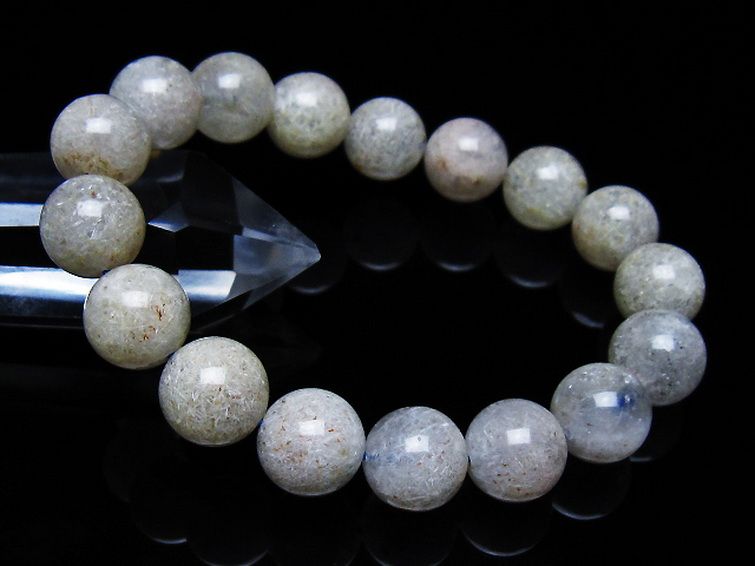 ホワイトガーデンファントムクォーツ ブレスレット 12mm [T239-3421] 1枚目