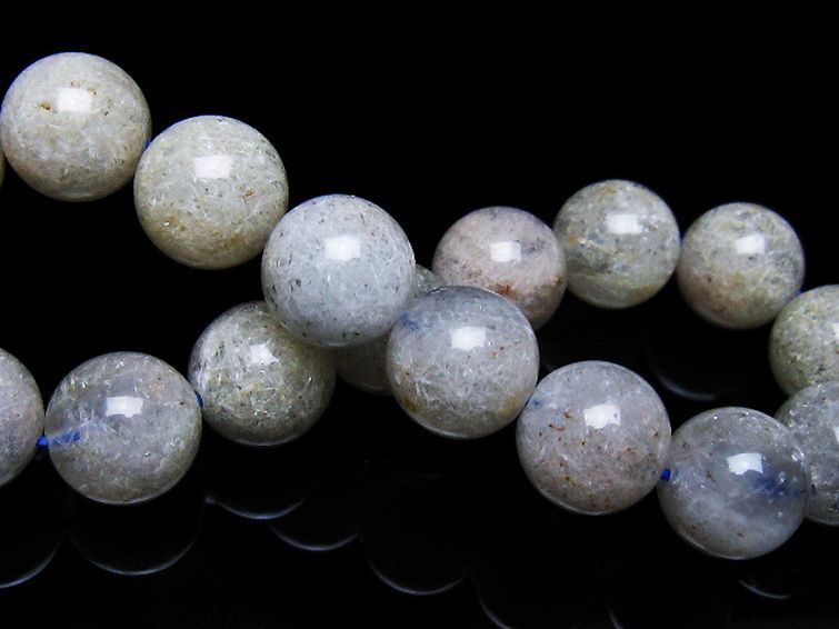 ホワイトガーデンファントムクォーツ ブレスレット 12mm [T239-3421] 2枚目