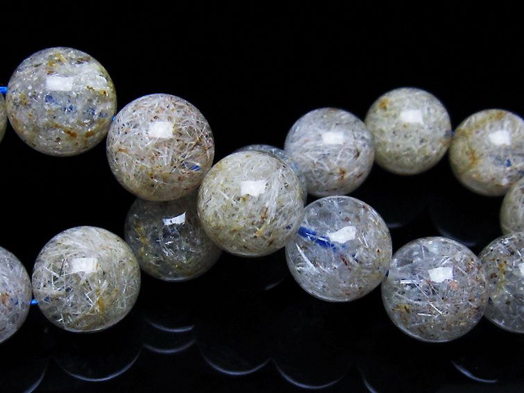 ホワイトガーデンファントムクォーツ ブレスレット 13mm [t239-3427] 2枚目