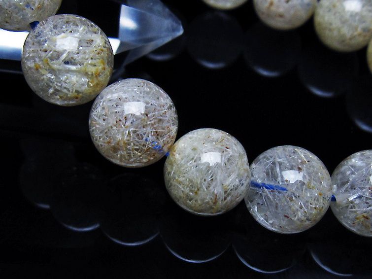 ホワイトガーデンファントムクォーツ ブレスレット 13mm [t239-3427] 3枚目