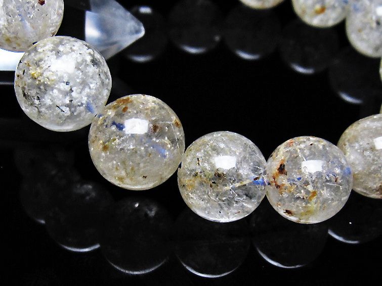 ホワイトガーデンファントムクォーツ ブレスレット 14mm [t239-3482] 3枚目