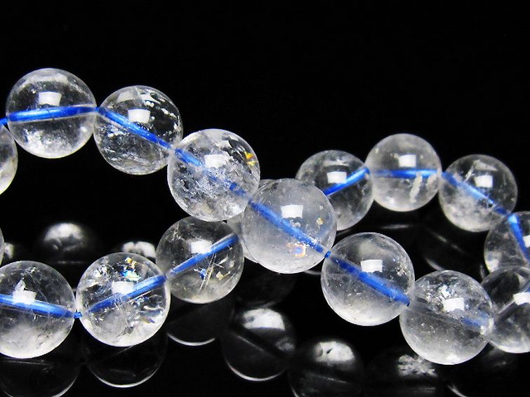 ホワイトガーデンファントムクォーツ ブレスレット 12mm [t239-3486] 2枚目