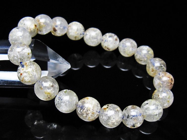 ホワイトガーデンファントムクォーツ ブレスレット 10mm [t239-3499] 1枚目