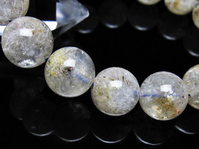 ホワイトガーデンファントムクォーツ ブレスレット 13mm [t239-3515] 3枚目