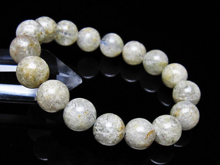 ホワイトガーデンファントムクォーツ ブレスレット 12mm [t239-3516] 1枚目