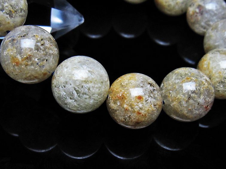 ホワイトガーデンファントムクォーツ ブレスレット 15mm [t239-3519]