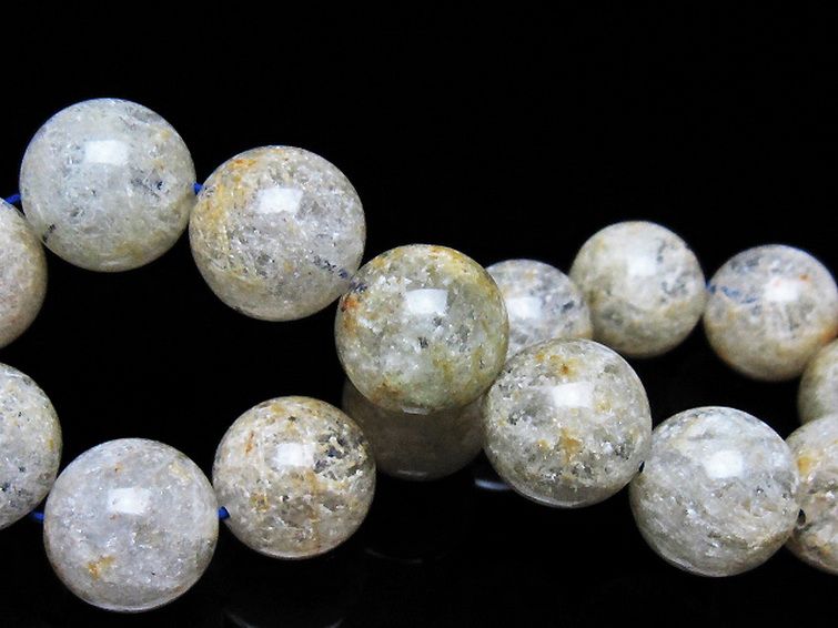 ホワイトガーデンファントムクォーツ ブレスレット 14mm [t239-3520] 2枚目