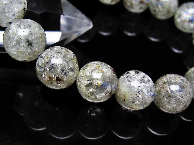 ホワイトガーデンファントムクォーツ ブレスレット 12mm [t239-3530] 3枚目