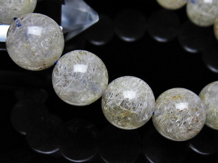 ホワイトガーデンファントムクォーツ ブレスレット 13mm [t239-3553] 3枚目