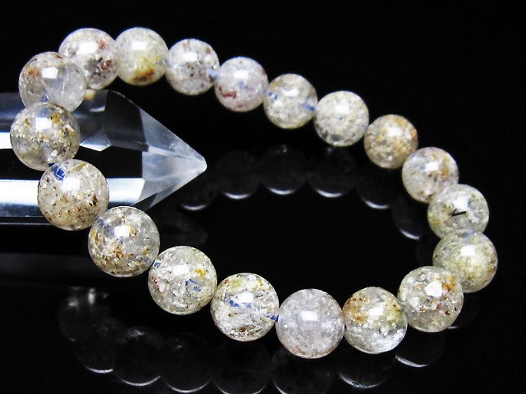 ホワイトガーデンファントムクォーツ ブレスレット 10mm [t239-3559] 1枚目