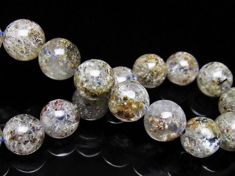 ホワイトガーデンファントムクォーツ ブレスレット 10mm [t239-3559] 2枚目