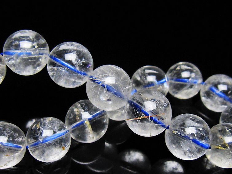 ホワイトガーデンファントムクォーツ ブレスレット 14mm [t239-3564] 2枚目