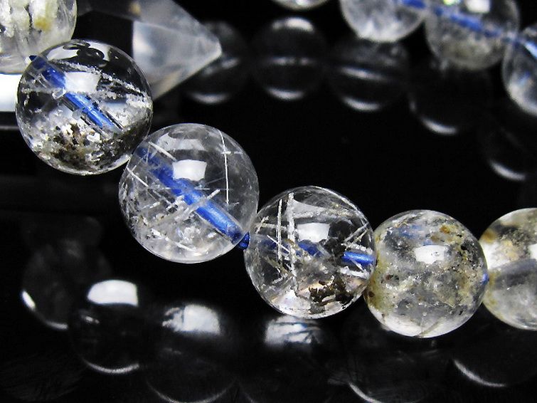 ホワイトガーデンファントムクォーツ ブレスレット 13mm [t239-3566] 3枚目