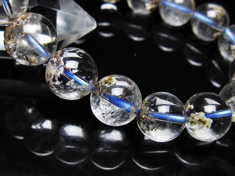 ホワイトガーデンファントムクォーツ ブレスレット 12mm [t239-3568] 3枚目