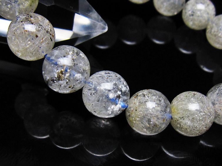 ホワイトガーデンファントムクォーツ ブレスレット 12mm [t239-3573] 3枚目