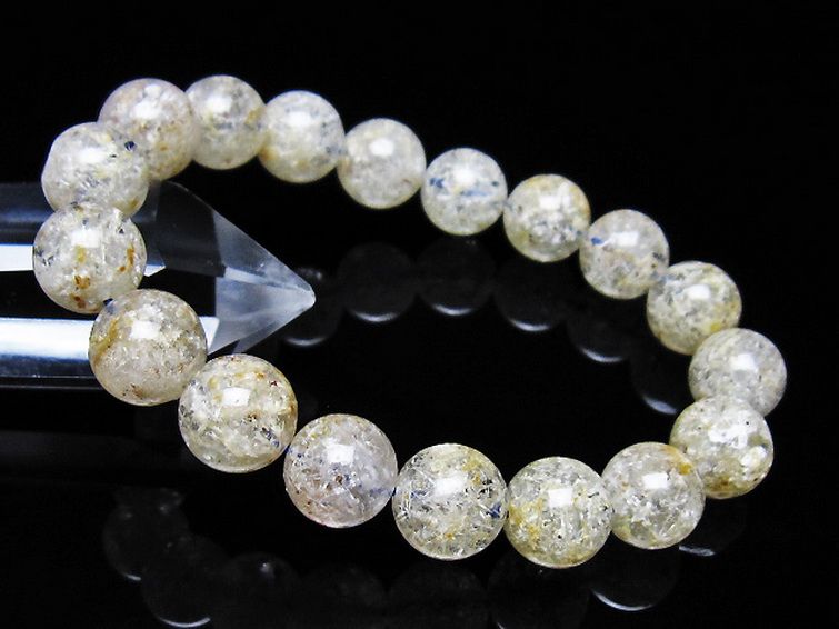 ホワイトガーデンファントムクォーツ ブレスレット 11mm [t239-3582] 1枚目