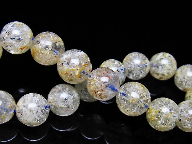 ホワイトガーデンファントムクォーツ ブレスレット 11mm [t239-3582] 2枚目