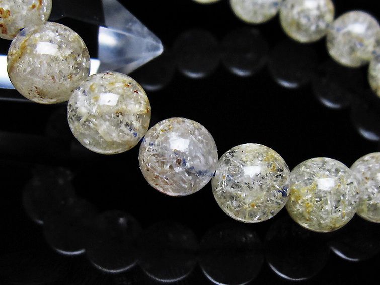 ホワイトガーデンファントムクォーツ ブレスレット 11mm [t239-3582] 3枚目