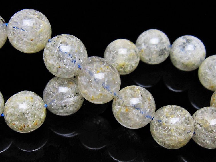 ホワイトガーデンファントムクォーツ ブレスレット 12mm [t239-3587] 2枚目