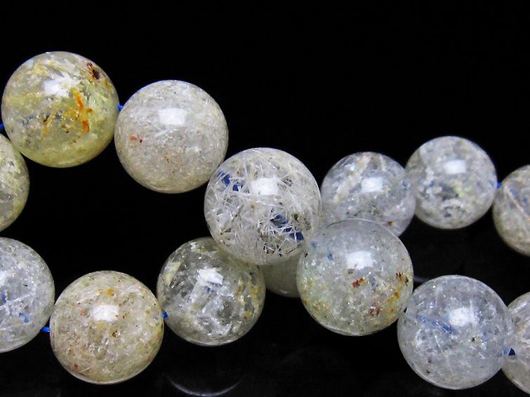 ホワイトガーデンファントムクォーツ ブレスレット 15mm [t239-3591] 2枚目