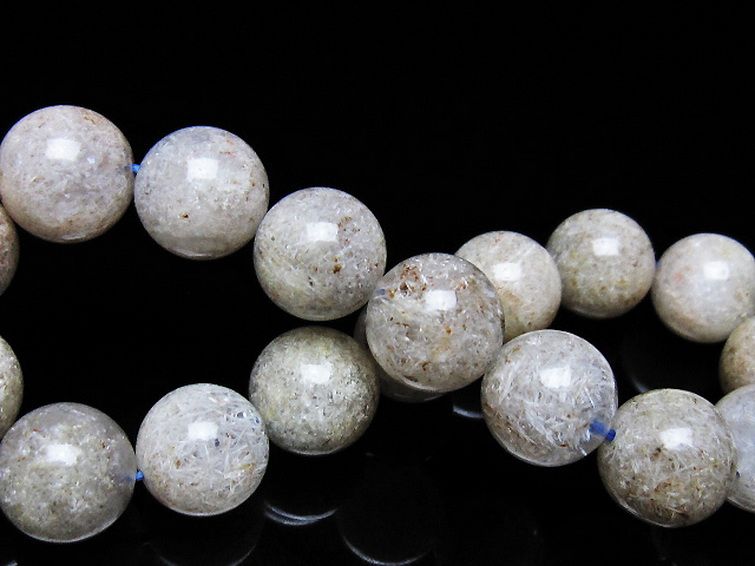 ホワイトガーデンファントムクォーツ ブレスレット 12mm [t239-3601] 2枚目