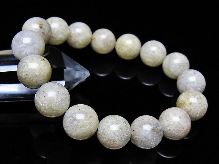 ホワイトガーデンファントムクォーツ ブレスレット 13mm [t239-3604] 1枚目