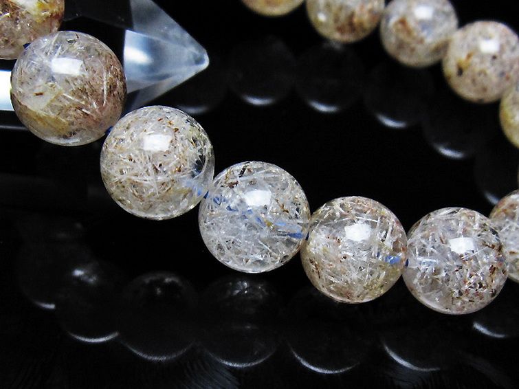 ホワイトガーデンファントムクォーツ ブレスレット 12mm [t239-3607] 3枚目