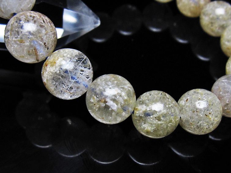 ホワイトガーデンファントムクォーツ ブレスレット 12mm [t239-3613] 3枚目