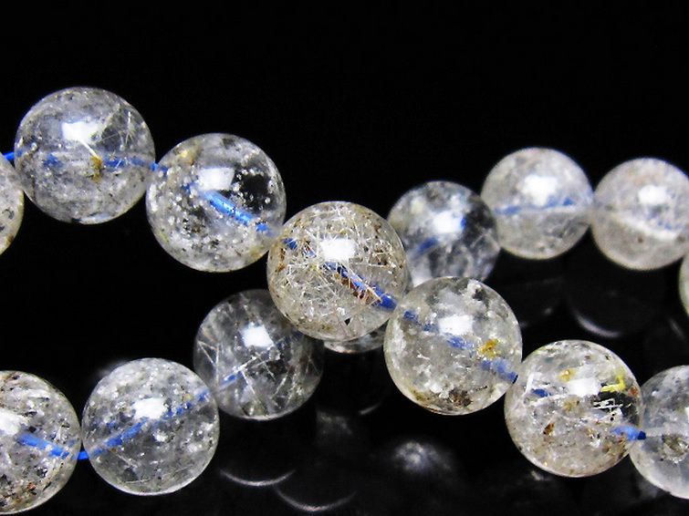 ホワイトガーデンファントムクォーツ ブレスレット 13mm [t239-3618] 2枚目