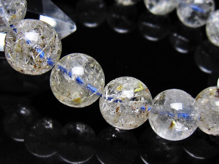 ホワイトガーデンファントムクォーツ ブレスレット 13mm [t239-3618] 3枚目