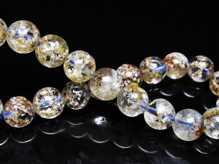 ホワイトガーデンファントムクォーツ ブレスレット 9mm [t239-3626]