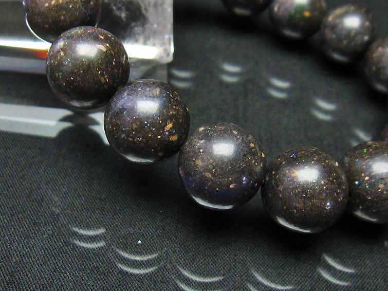 ブラックオパール ブレスレット 13mm [T249-3785] 3枚目