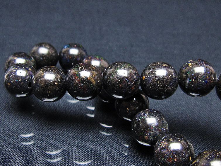 ブラックオパール ブレスレット 11mm [T249-4558] 2枚目