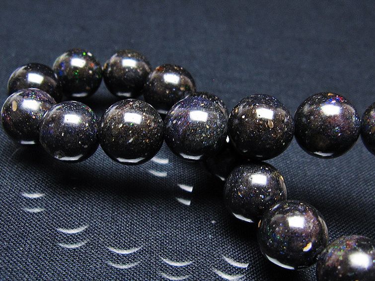 ブラックオパール ブレスレット 11mm [T249-4570] 2枚目