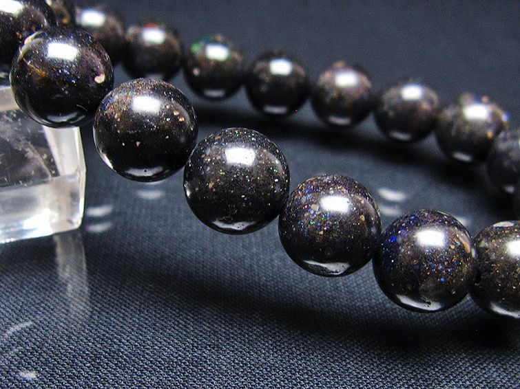 ブラックオパール ブレスレット 11mm [T249-4570] 3枚目