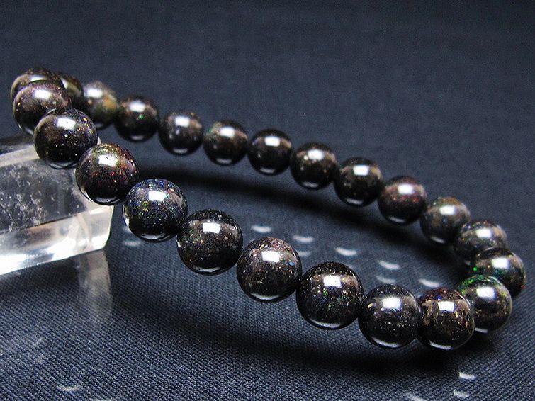 ブラックオパール ブレスレット 9mm [t249-4612]